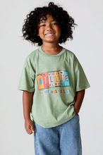 Load image into Gallery viewer, Willie Nelson - One The Road Again T-Shirt - Leafy Green