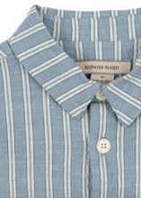 Load image into Gallery viewer, Elliot SS Shirt GOTS - Trio Bleu Stripe