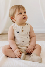 Load image into Gallery viewer, Organic Cotton Archie Playsuit - Sailing Day
