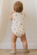 Load image into Gallery viewer, Organic Cotton Archie Playsuit - Sailing Day