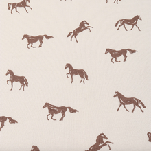 Load image into Gallery viewer, Organic Drop Shoulder Tee & Shorts Set - Horses