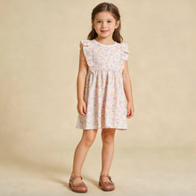 Load image into Gallery viewer, Organic Flutter Dress - Peony