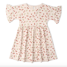 Load image into Gallery viewer, Organic Dolman Sleeve Dress - Cherry
