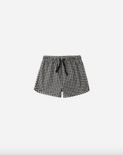 Load image into Gallery viewer, Swim Trunk - Black Gingham
