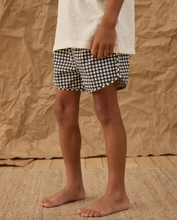 Load image into Gallery viewer, Swim Trunk - Black Gingham