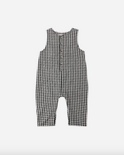 Load image into Gallery viewer, Button Jumpsuit - Black Check