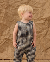 Load image into Gallery viewer, Button Jumpsuit - Black Check