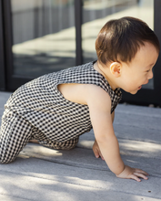 Load image into Gallery viewer, Button Jumpsuit - Black Check