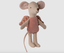 Load image into Gallery viewer, Stuffed toy mouse with a pink dress on a white background