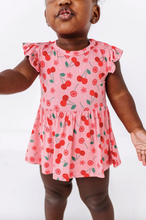 Load image into Gallery viewer, Baby Bamboo Bodysuit - Cherry On Top