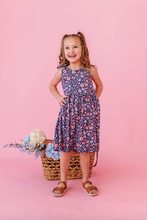 Load image into Gallery viewer, Harper Bow Tie Tank Dress - Mae