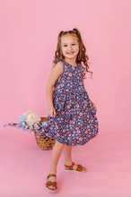 Load image into Gallery viewer, Harper Bow Tie Tank Dress - Mae