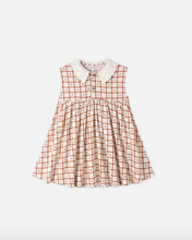 Load image into Gallery viewer, Collared Babydoll Dress - Cherry Check
