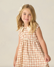 Load image into Gallery viewer, Collared Babydoll Dress - Cherry Check