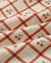 Load image into Gallery viewer, Collared Babydoll Dress - Cherry Check