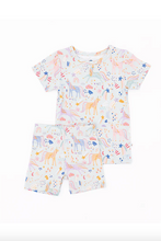 Load image into Gallery viewer, Kids Short Bamboo Pajamas - Estelle Unicorn