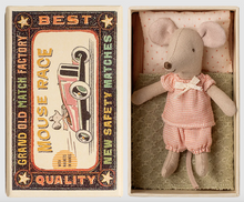 Load image into Gallery viewer, Little Sister Mouse in Matchbox