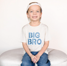 Load image into Gallery viewer, Big Bro Embroidered Patch Short Sleeve T-Shirt - Family Fun
