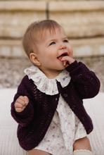Load image into Gallery viewer, Maxine Knitted Cardigan - Blackcurrant