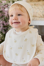 Load image into Gallery viewer, Organic Cotton Bib - Playful Honey