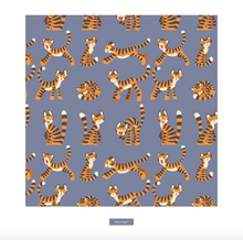 Load image into Gallery viewer, Print Long Sleeve Pajama Set - Moonlight Tiger