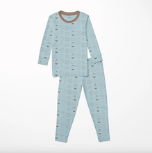 Load image into Gallery viewer, Print Long Sleeve Pajama Set - Spring Sky Animals