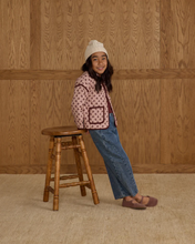 Load image into Gallery viewer, Quilted Jacket Blush Fleur