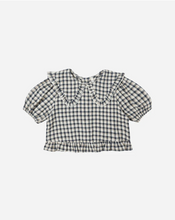 Load image into Gallery viewer, Prairie Blouse Navy Check