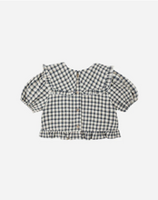 Load image into Gallery viewer, Prairie Blouse Navy Check