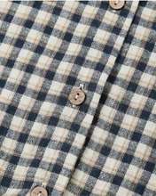 Load image into Gallery viewer, Prairie Blouse Navy Check