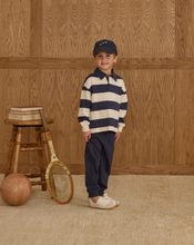 Load image into Gallery viewer, Rugby Polo Navy Stripe