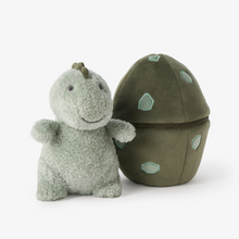 Load image into Gallery viewer, Dinosaur & Egg Plush Toy - Sage
