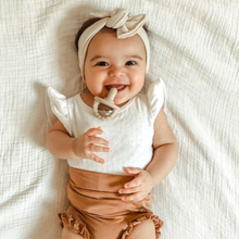 Load image into Gallery viewer, Sweetie Soother Pacifier Set 2 Pack Toast + Buttercream Braids