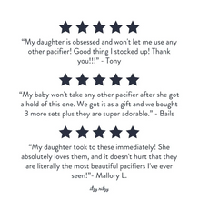 Load image into Gallery viewer, Sweetie Soother Pacifier Set 2 Pack Toast + Buttercream Braids