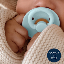 Load image into Gallery viewer, Itzy Soother Natural Rubber Paci Sets Harbor + Toast