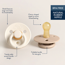 Load image into Gallery viewer, Itzy Soother Natural Rubber Paci Sets Coconut + Toast