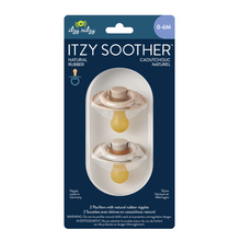 Load image into Gallery viewer, Itzy Soother Natural Rubber Paci Sets Coconut + Toast