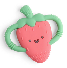 Load image into Gallery viewer, Strawberry Chew Crew Teether