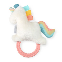 Load image into Gallery viewer, Ritzy Rattle Pal Plush Rattle Pal With Teether Unicorn
