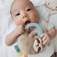 Load image into Gallery viewer, Ritzy Rattle Pal Plush With Teether - Sloth