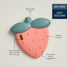 Load image into Gallery viewer, Strawberry Sweetie Shake Teether