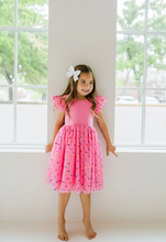 Load image into Gallery viewer, Olivia Dress In Pink Confetti