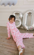 Load image into Gallery viewer, Long Sleeve Leggy Romper In Floral Ghost