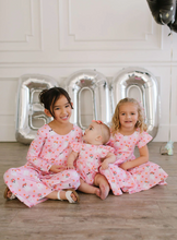 Load image into Gallery viewer, Long Sleeve Leggy Romper In Floral Ghost