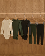 Load image into Gallery viewer, Shoulder Ruffle Bodysuit - Green