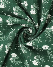 Load image into Gallery viewer, Sabrina Mini Dress - Green Ditsy