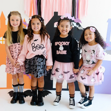 Load image into Gallery viewer, Boo Bat Halloween Knit Sweater Pink