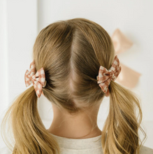 Load image into Gallery viewer, Gingham Printed Tulle Bow Clip Set