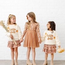 Load image into Gallery viewer, Ditsy Fall Floral Printed Tiered Tutu