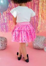 Load image into Gallery viewer, Confetti Tulle Skirt In Pink